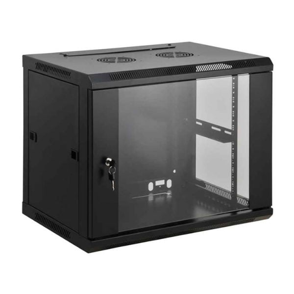 Gabinete para Pared 19" 6U hasta 60K Negro, Intellinet Solutions