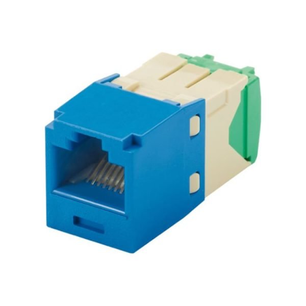 Jack Cat 6 Azul Panduit para cable DIAMETRO REDUCIDO Panduit