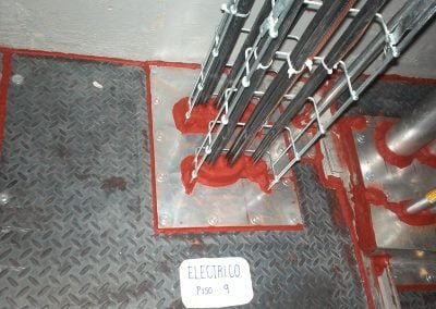 Servicio de cableado estructurado eléctrico con sistema retardante al fuego