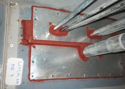 Servicio de cableado estructurado eléctrico con sistema retardante al fuego